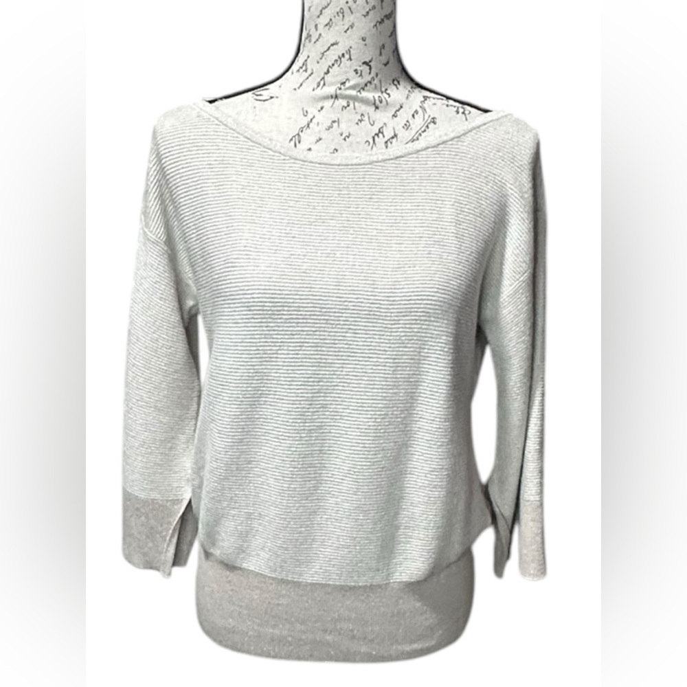 WHBM Sparkly Tan Pull Over Sweater Size XS